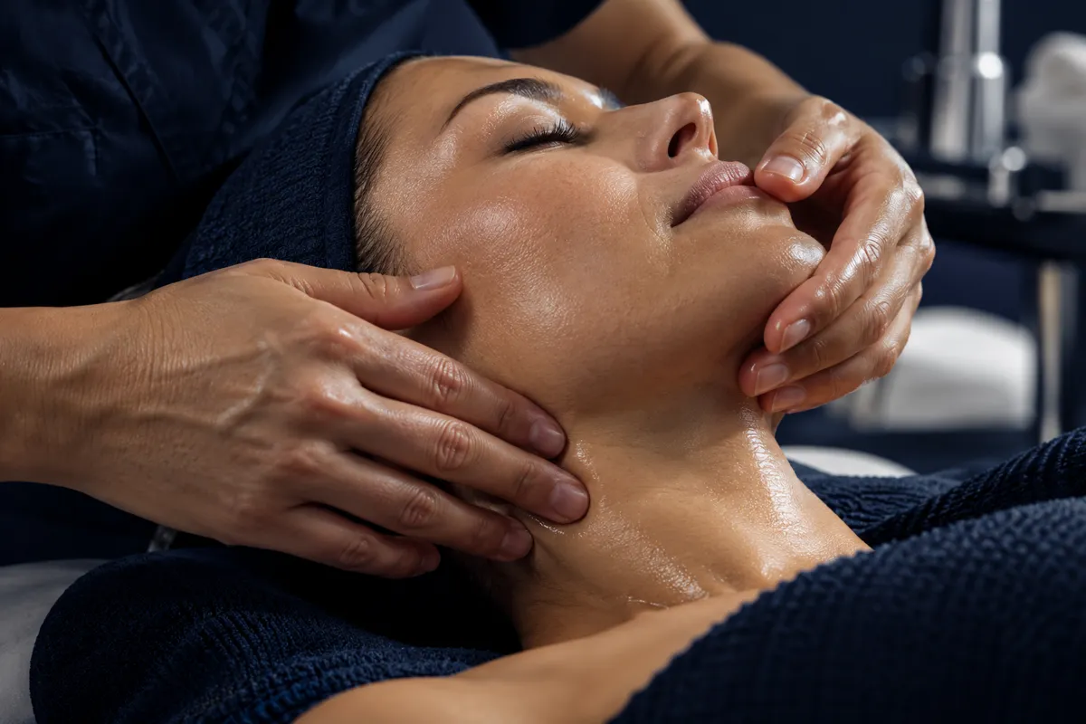 Illustrative image: Facial Lymphatic Drainage & Buccal Techniques training close-up