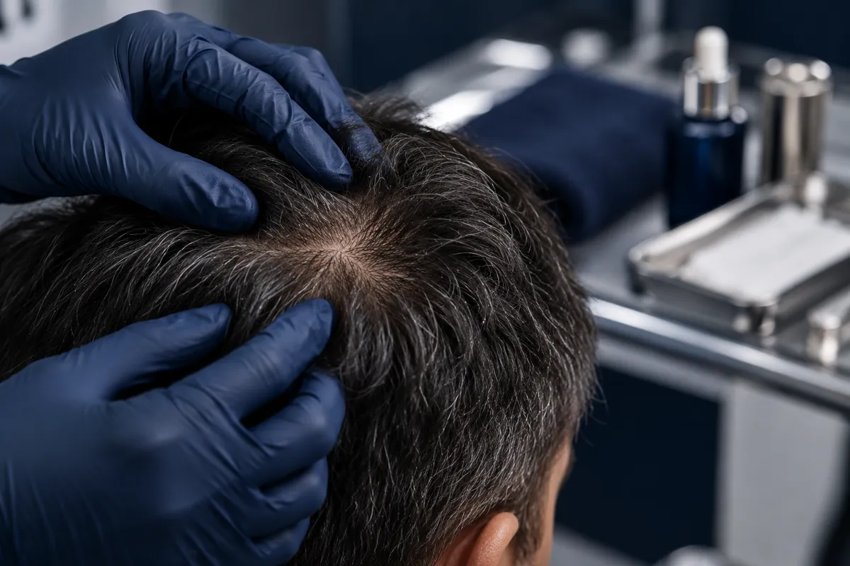 Illustrative image: PRP Hair & Face Masterclass training close-up